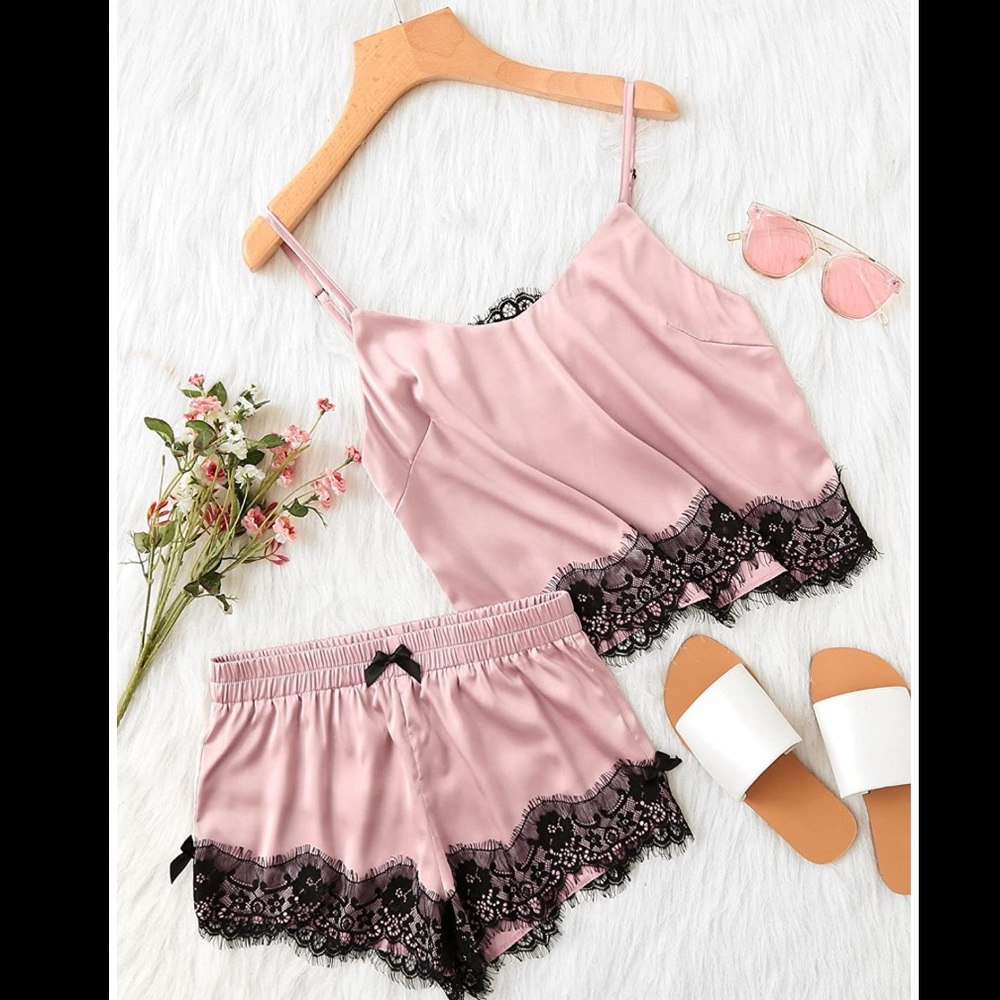 Lace Satin Sleepwear